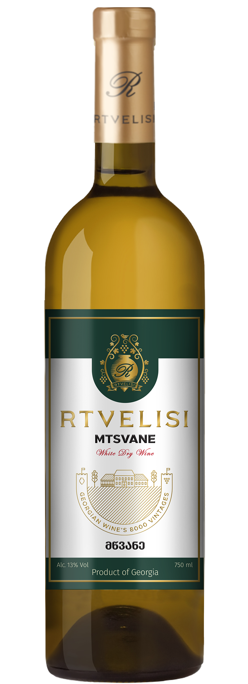 Mtsvane White Wine Dry 750ml