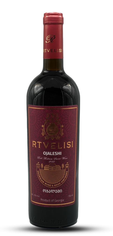 Mittelsüßer Ojaleshi Rotwein