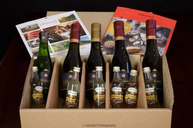 Weintasting Testprodukt im Ninja-Weingut